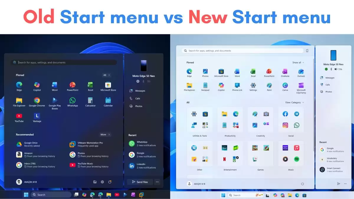 Win11安装KB5068861后新开始菜单变大且无法缩小