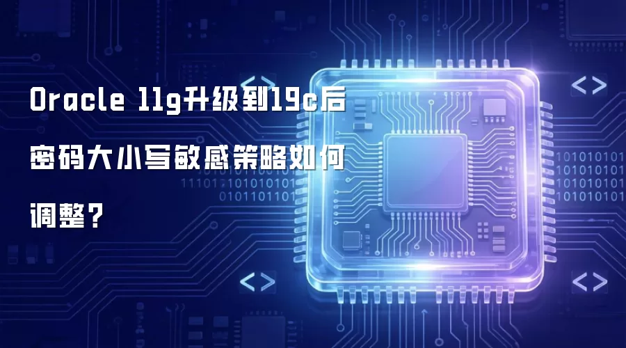 Oracle 11g升级到19c后密码大小写敏感策略如何调整?