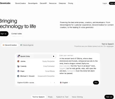 Conversational AI by ElevenLabs