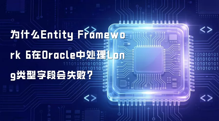 为什么Entity Framework 6在Oracle中处理Long类型字段会失败?
