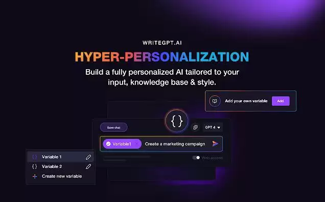 ChatGPT Free Chat GPT4 AI by WriteGPT : ChatGPT是一个可在任何网站上使用的免费聊天AI助手