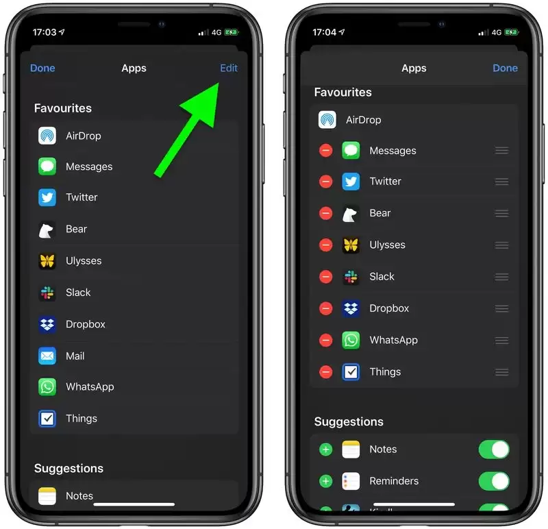 如何自定义 iPhone的共享菜单? 如何自定义 iPhone的共享菜单?