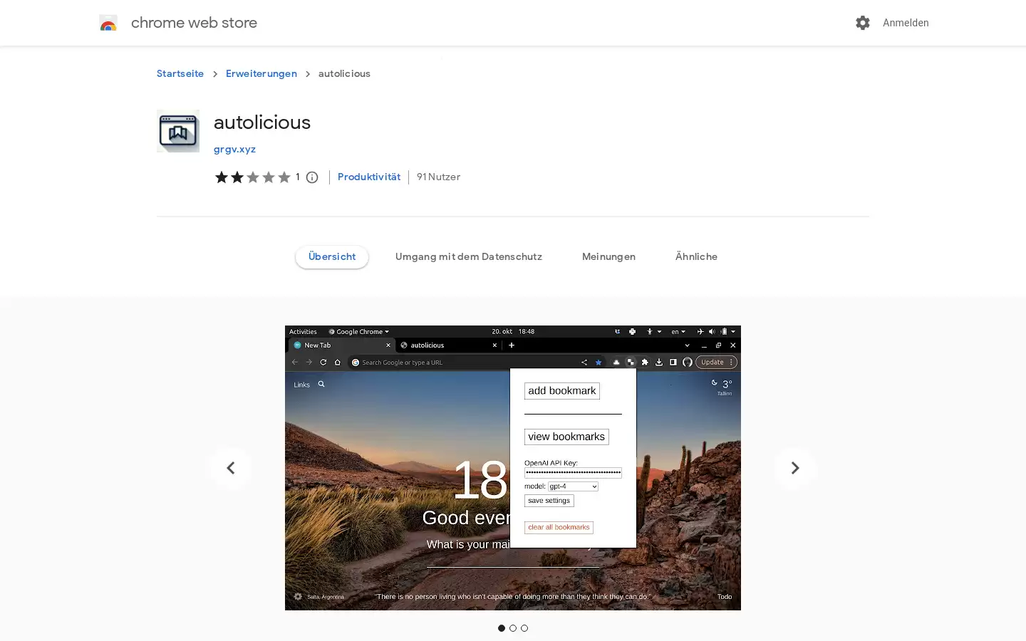 Autolicious : 自动分类书签