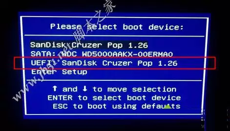 启动菜单选择UEFI U盘启动