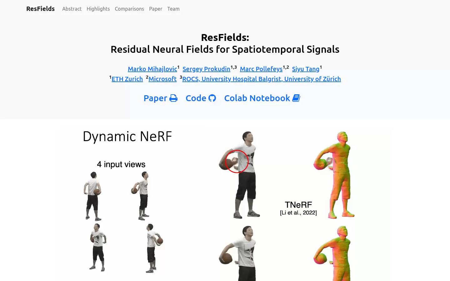 ResFields : 用于高效表示复杂时空信号的残差神经场
