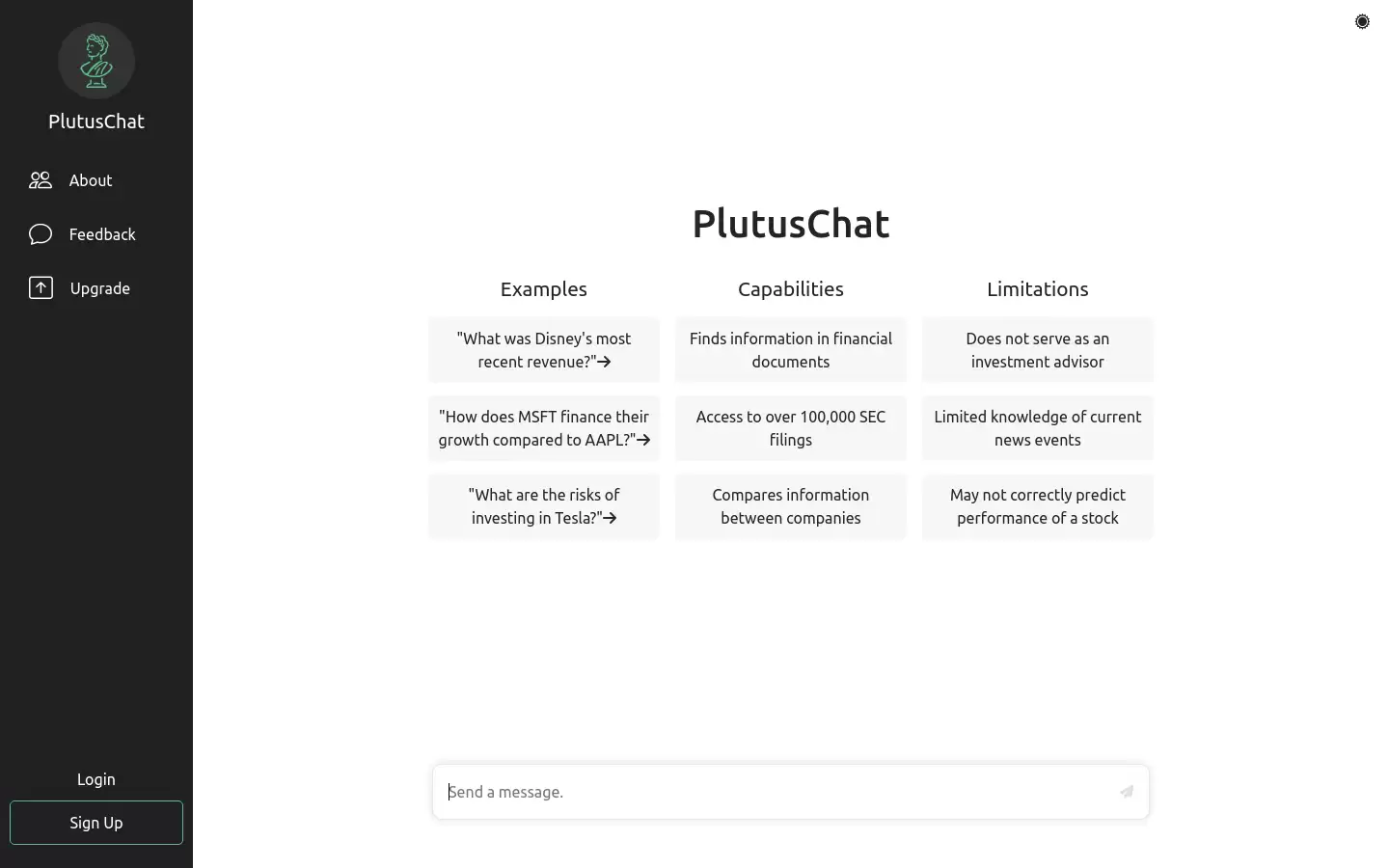 PlutusChat : 加速您的市场研究