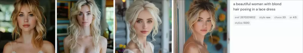 怎么用Midjourney生成性感美女图？一条Midjourney提示词AI生成10种性感美女肖像风格
