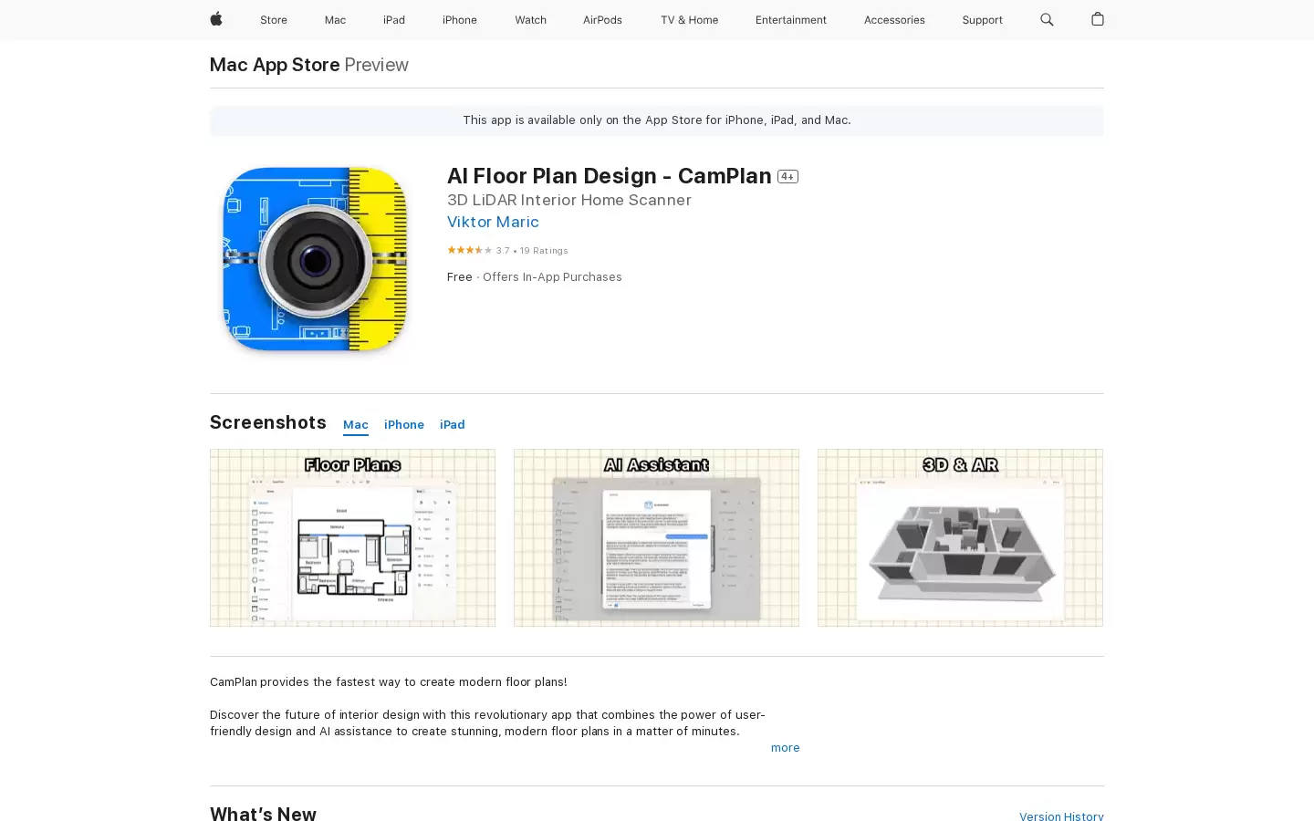 CamPlan AI : AI室内设计助手