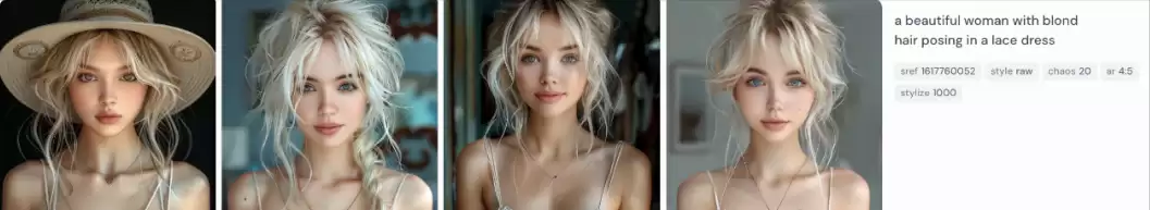 怎么用Midjourney生成性感美女图？一条Midjourney提示词AI生成10种性感美女肖像风格