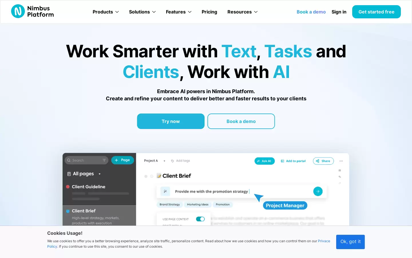 Nimbus AI : AI助手，提升工作效率