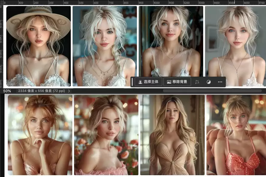 怎么用Midjourney生成性感美女图?一条Midjourney提示词AI生成10种性感美女肖像风格
