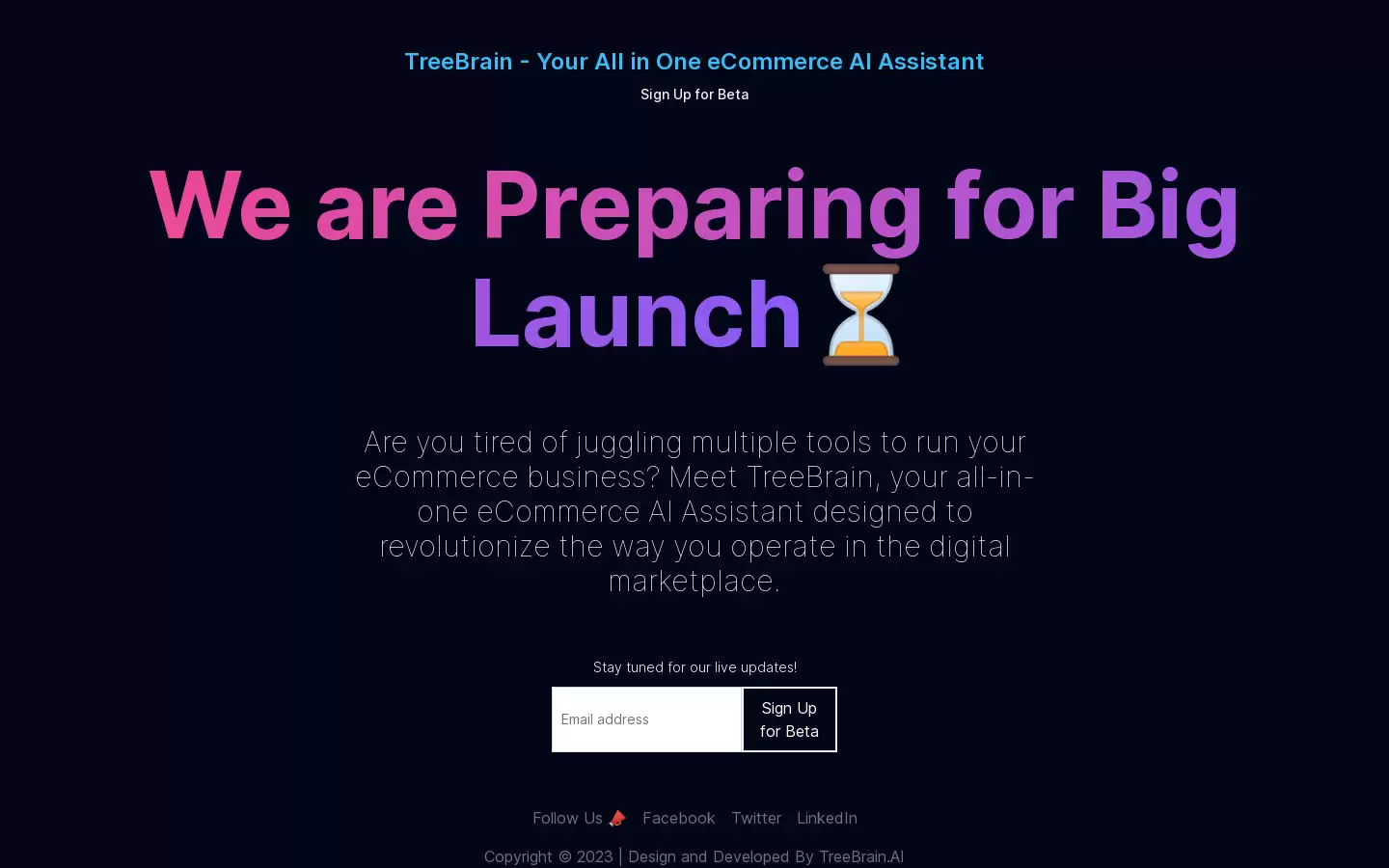 TreeBrain : 一站式电子商务AI助手