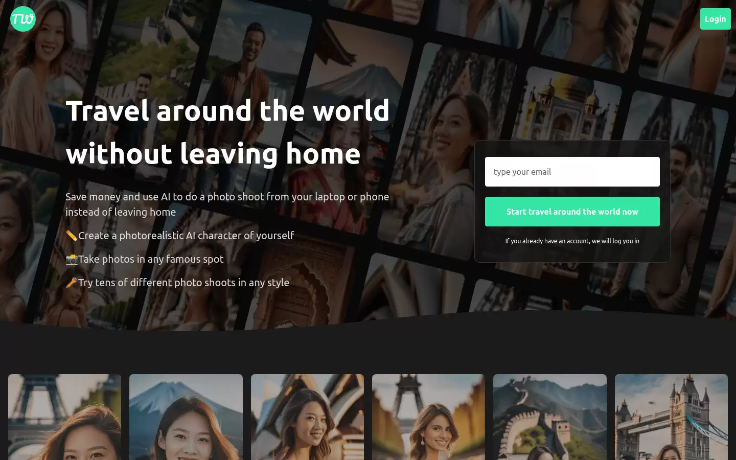 Tra vel Around the World : 在家中环游世界