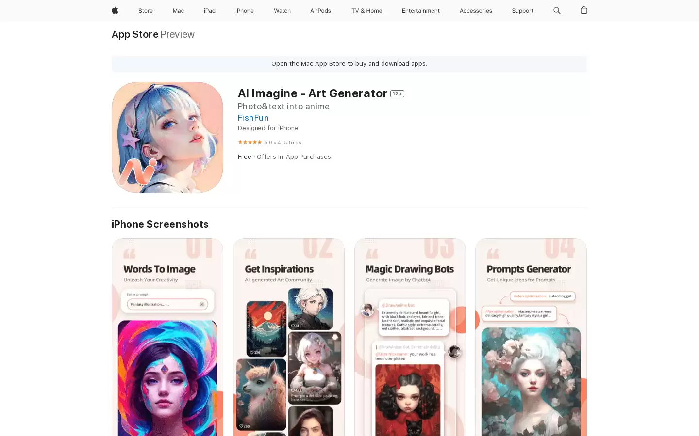 AI Imagine - Art Generator : 高效的 AI 艺术生成器
