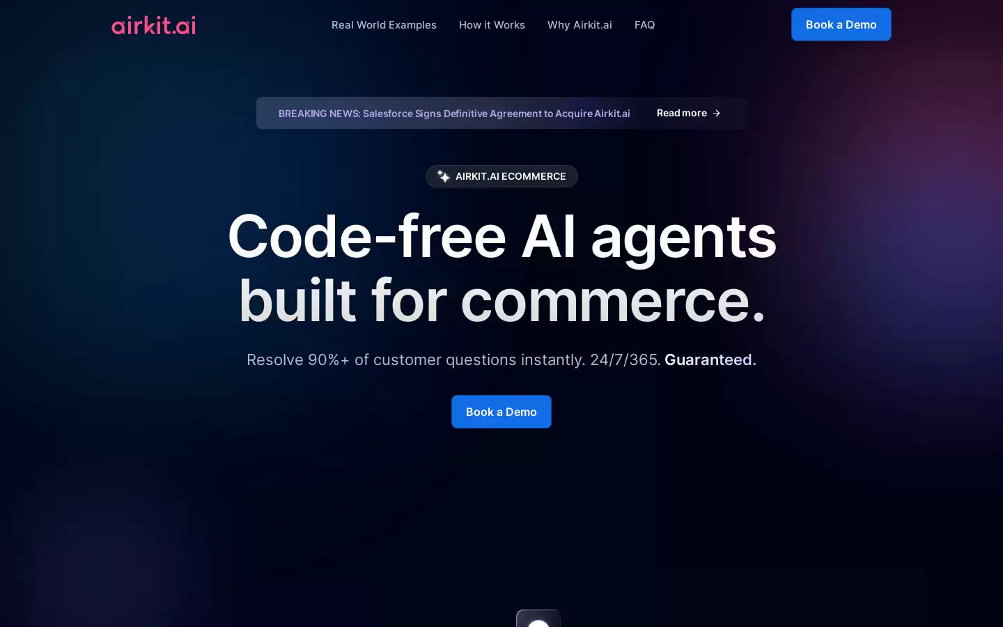 Airkit.ai : 基于GPT-4的AI客服机器人,可在线为电商客户提供24/7全天候的支持