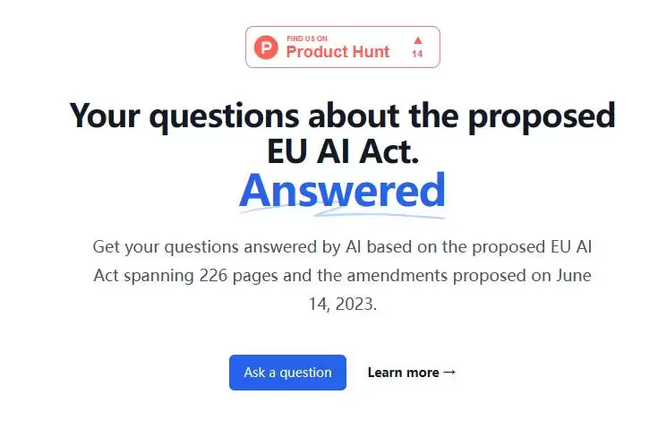 Hotseat AI : 基于欧盟AI法案回答问题