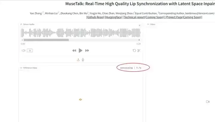 零基础小白快速免费部署AI数字人，MuseTalk离线口型同步数字人工具