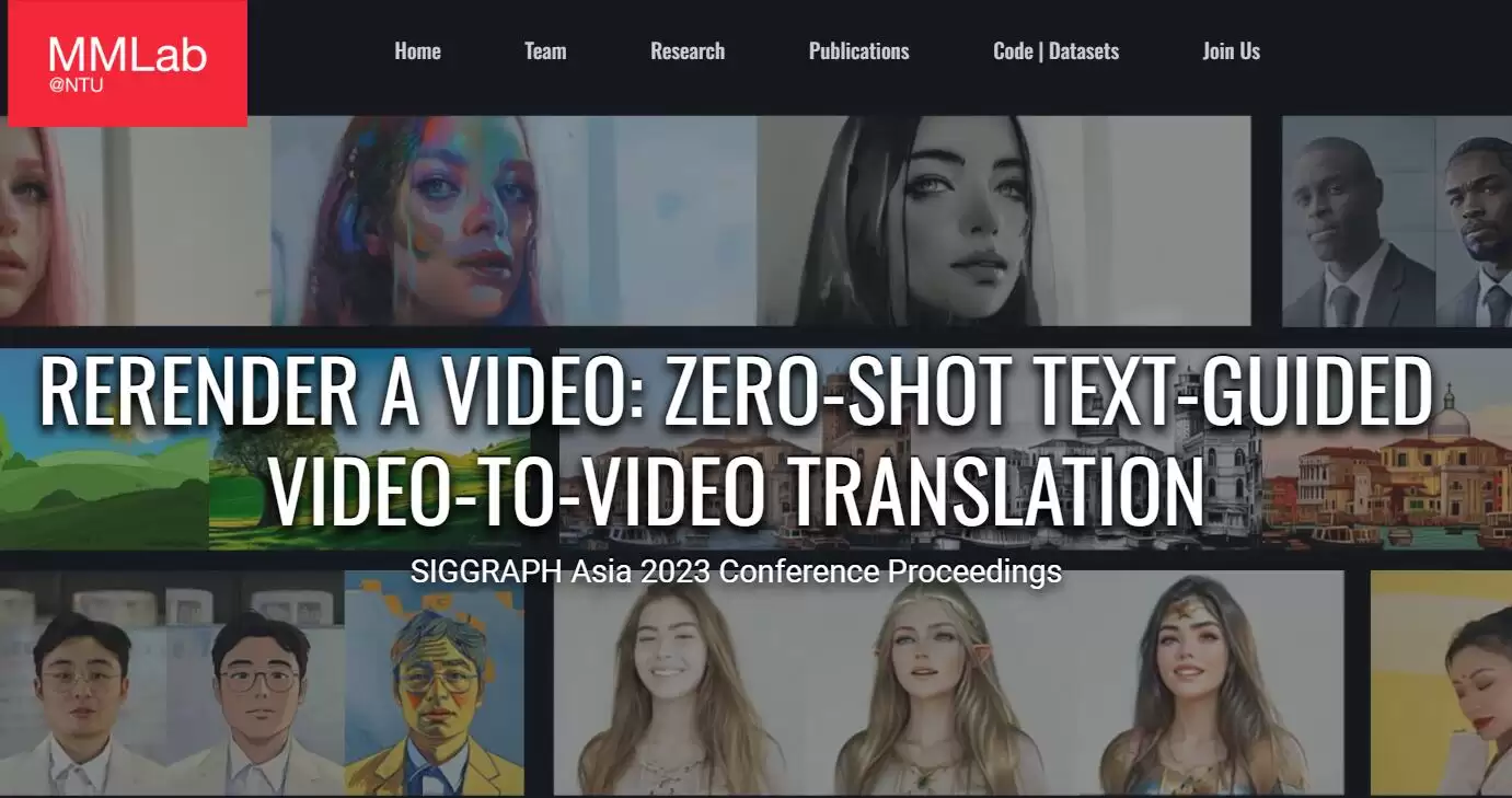 RERENDER A VIDEO : 视频重渲染：零样本文本引导的视频到视频翻译