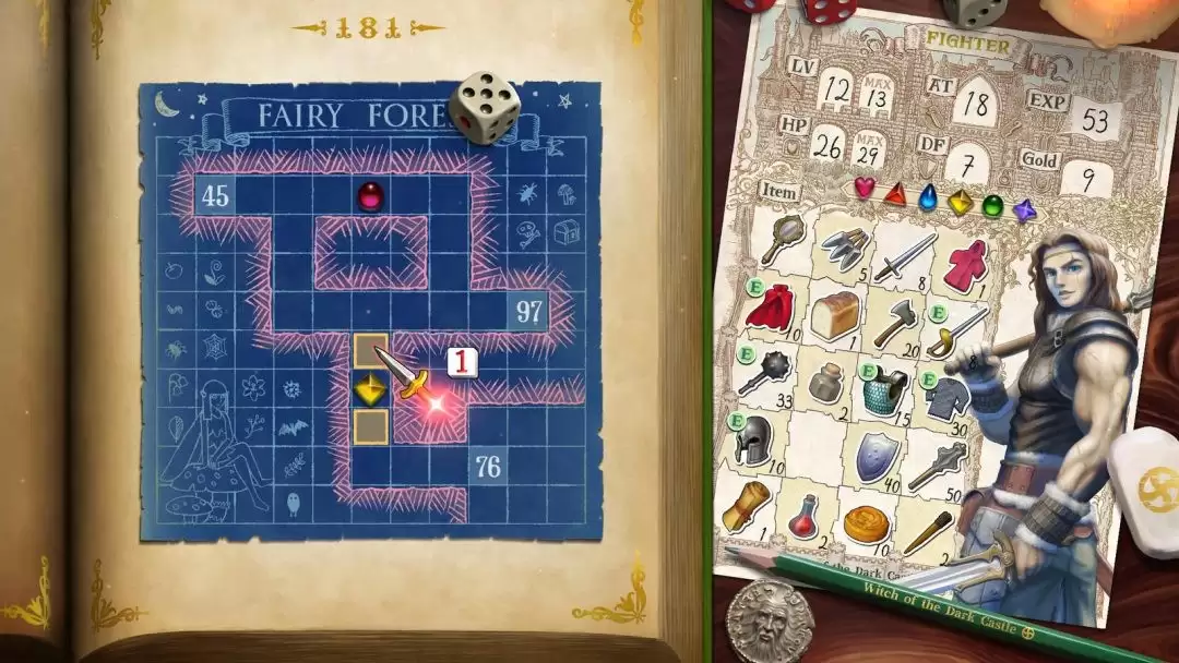 《真理谭:黑暗城堡的女巫》登陆Steam 书页奇幻冒险ADV