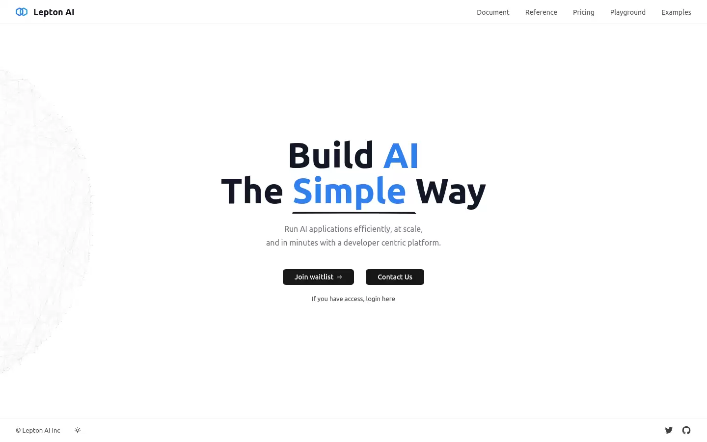 Lepton AI : 以开发者为中心的AI平台,高效、可扩展、分钟级运行