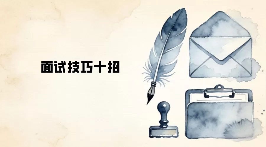 面试技巧十招