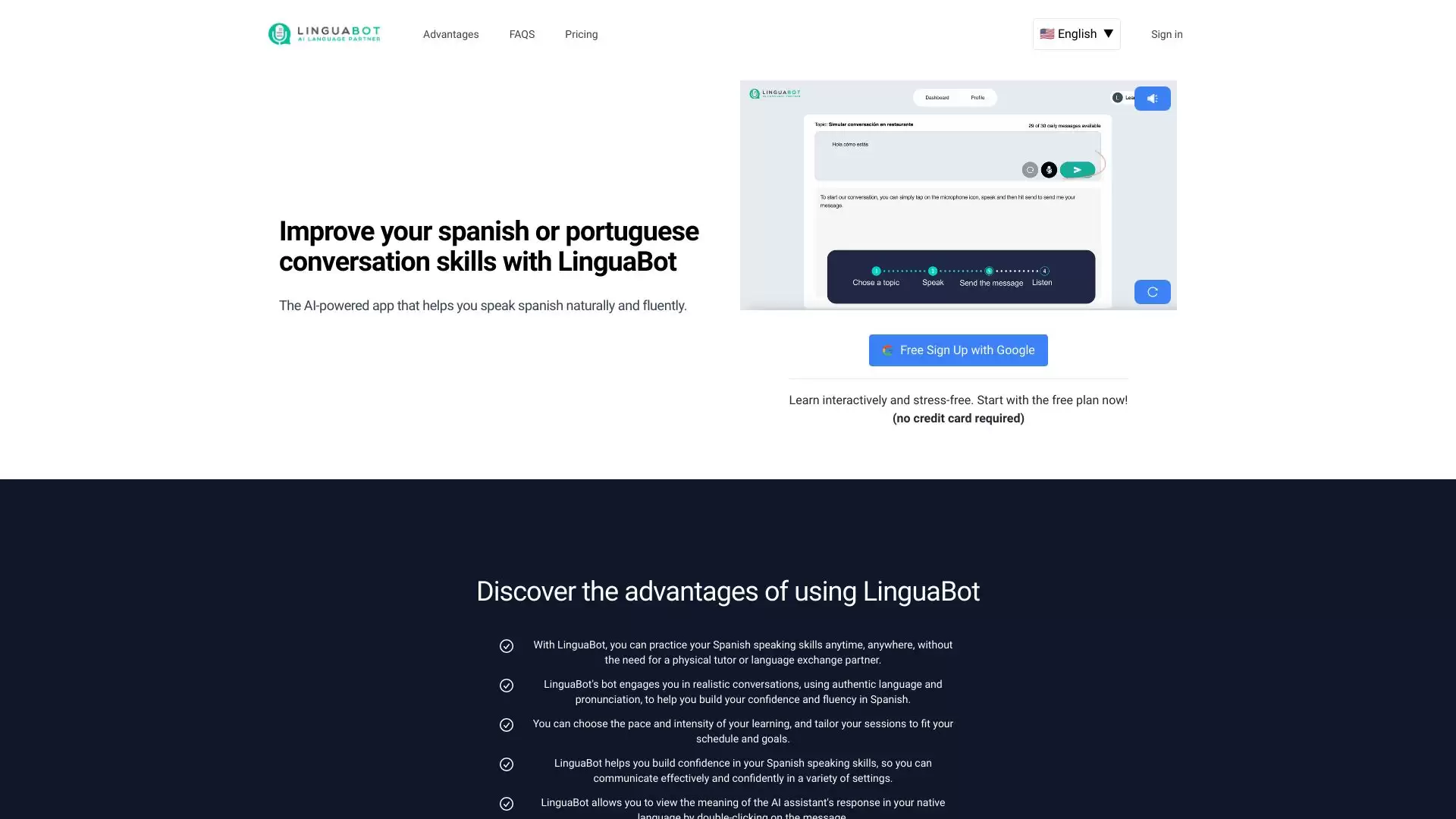 LinguaBot : 提升你的西班牙语或葡萄牙语会话能力