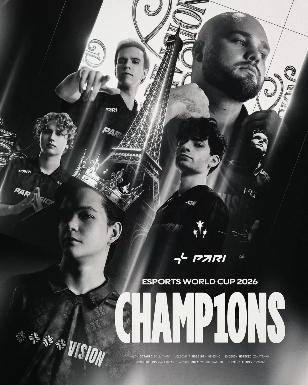 电竞世界杯《DOTA2》:PVISION 3:1 BB夺冠