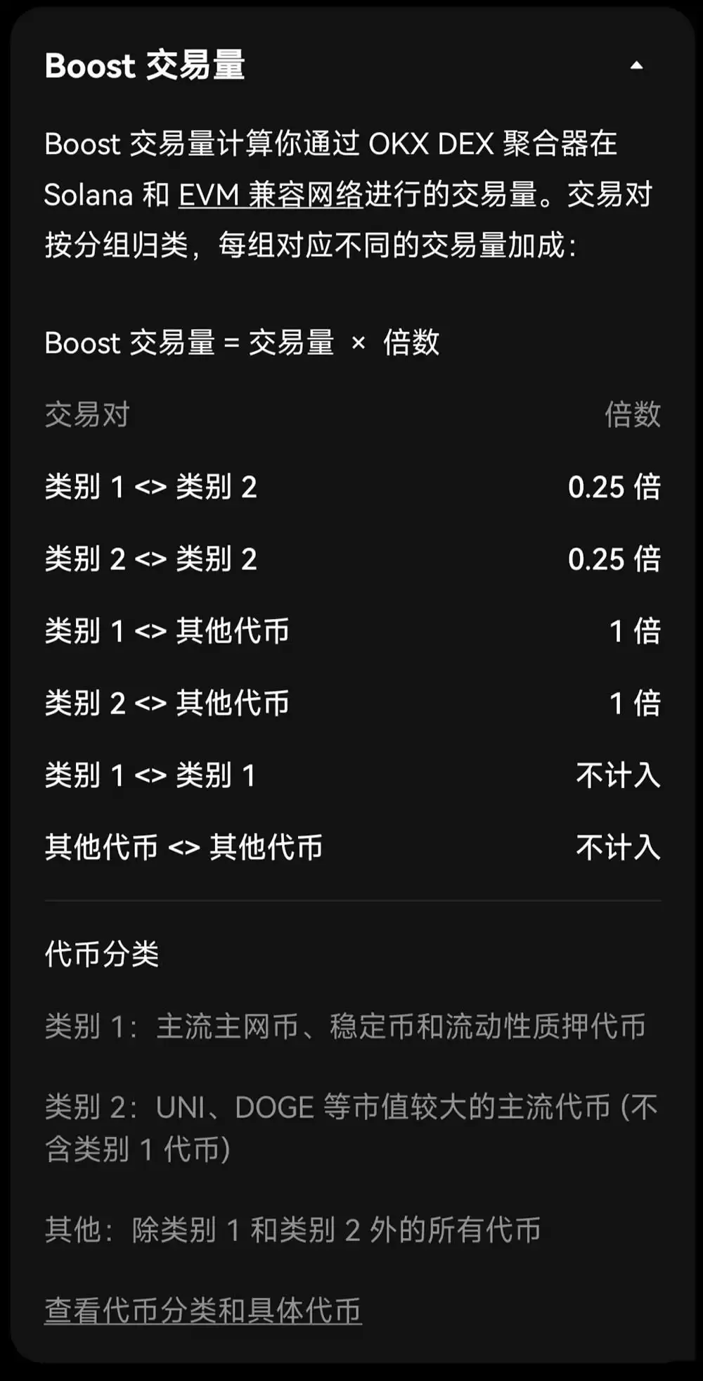 Boost 交易量规则
