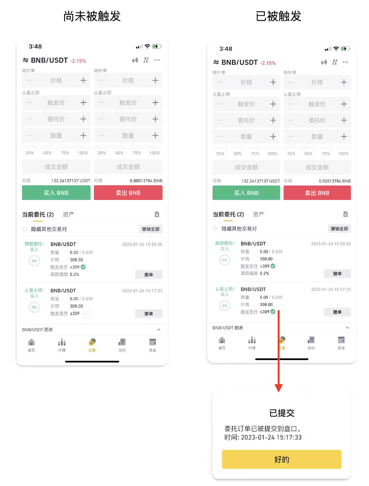 币安APP止盈止损功能详解