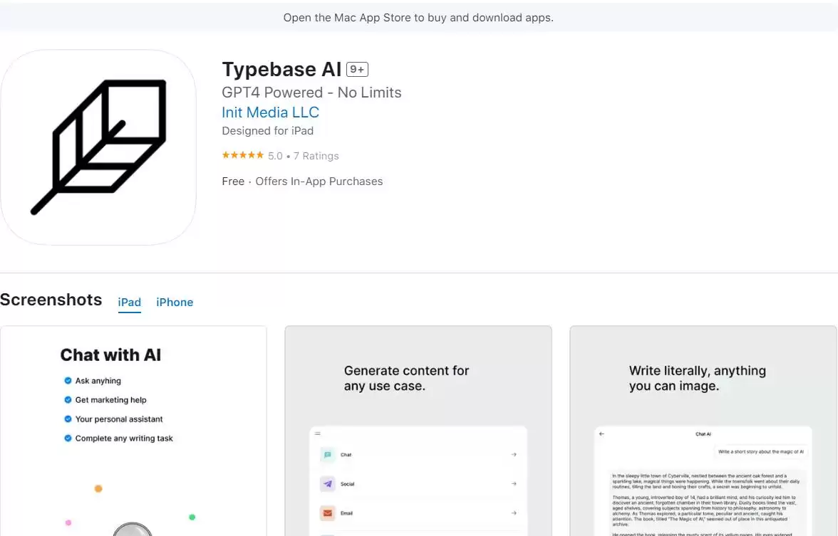 Typebase AI : AI聊天机器人生成器