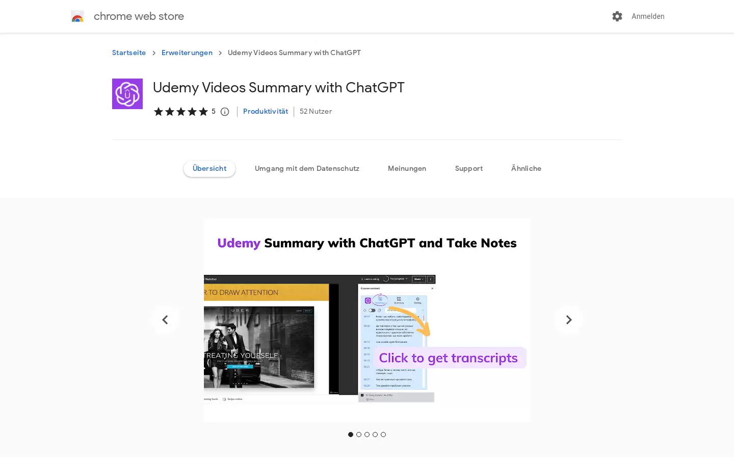 Udemy Summary with ChatGPT : 基于Chat GPT的Udemy视频内容总结