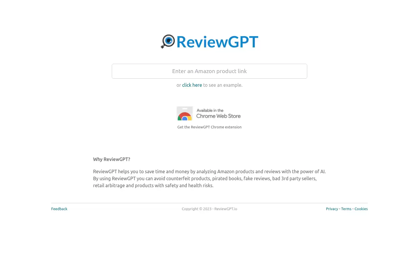 ReviewGPT : AI帮助分析亚马逊产品和评论