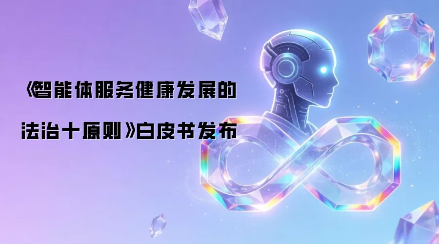 《智能体服务健康发展的法治十原则》白皮书发布