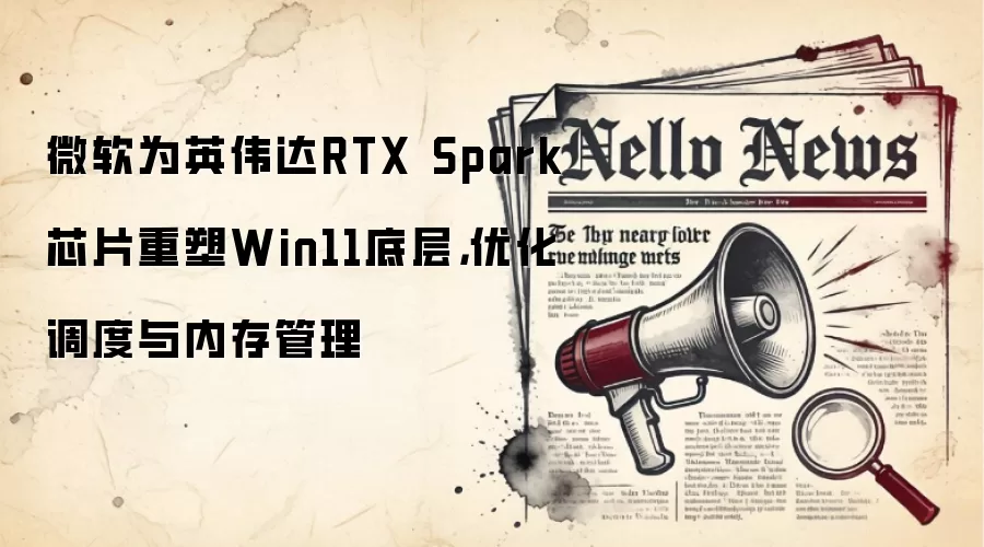 微软为英伟达RTX Spark芯片重塑Win11底层,优化调度与内存管理