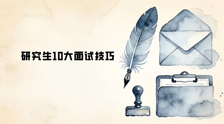 研究生10大面试技巧