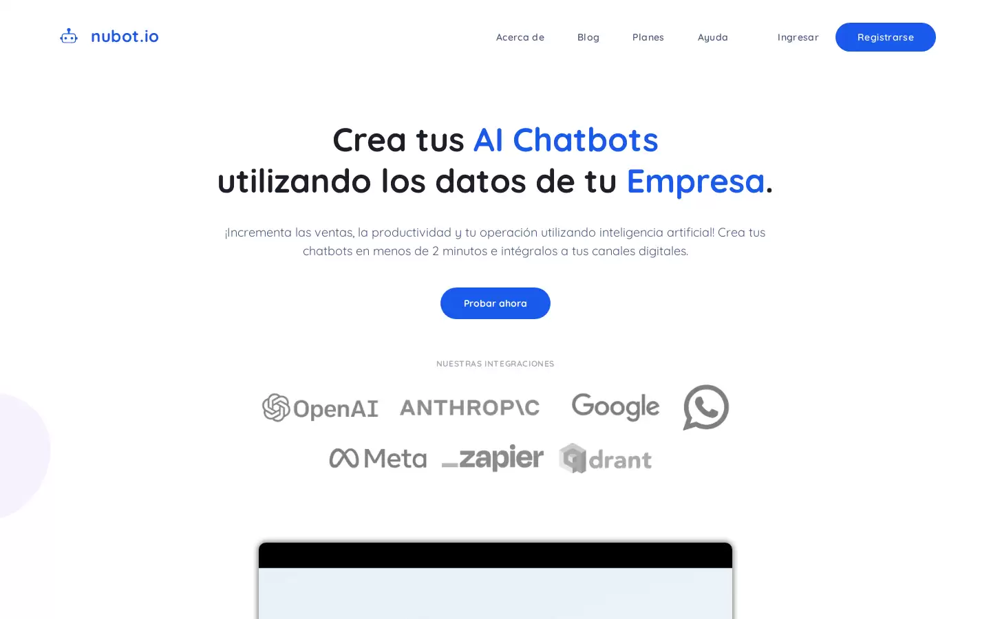 Nubot : 使用您公司的数据创建自己的AI聊天机器人