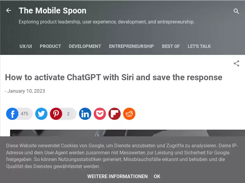 ChatGPT for Siri : AI聊天助手