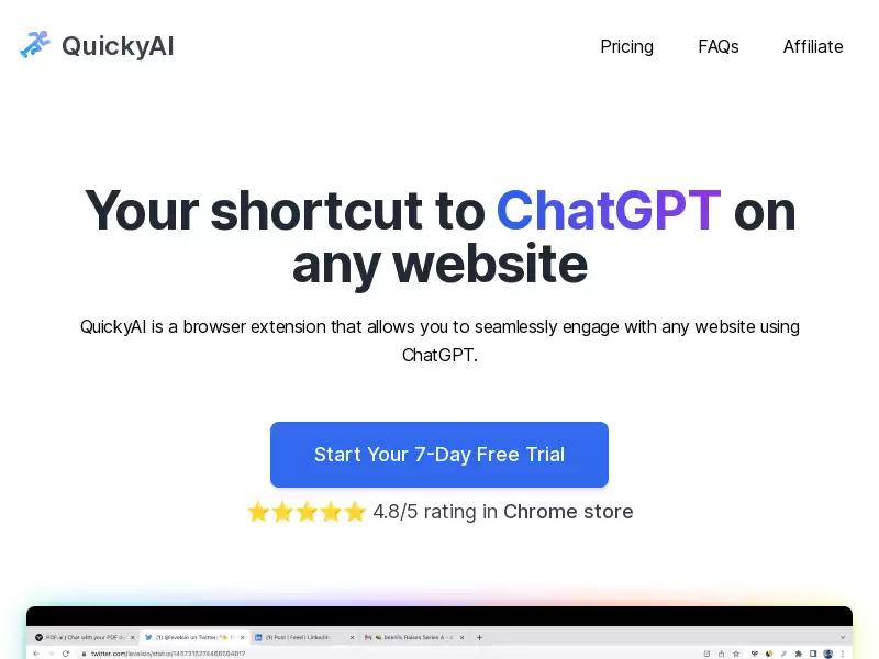 QuickyAI : 简单高效的使用AI的工具