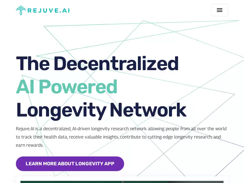 Rejuve : 去中心化AI驱动的长寿网络