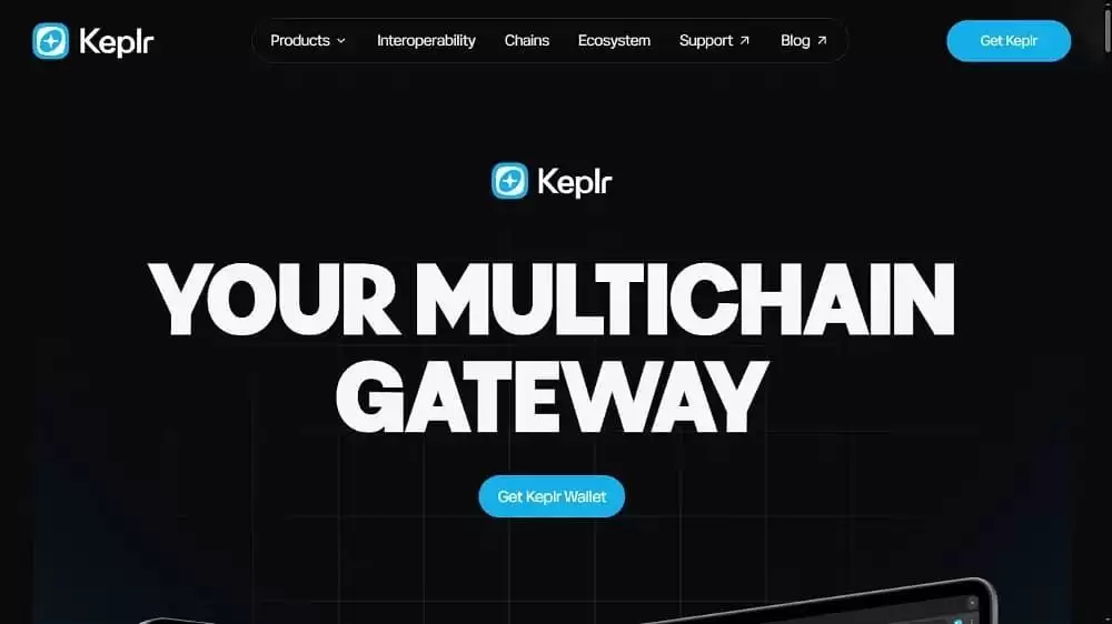 Keplr资产工具功能界面