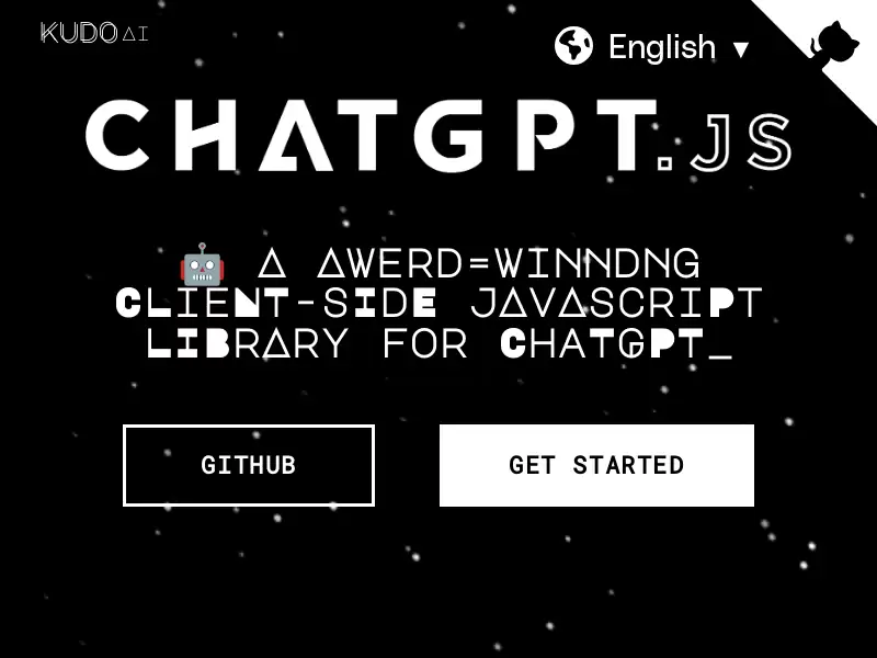 Chatgpt.js : 强大的客户端Ja vaScript库，用于ChatGPT
