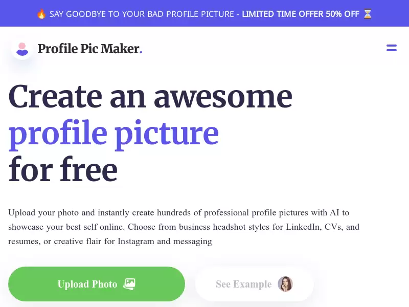 pfpmaker : 免费生成个性化头像，完美适用于各种社交媒体平台。