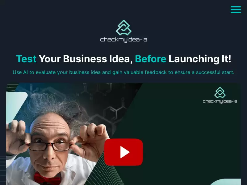 Checkmyidea-ia : 测试你的创意，降低失败风险