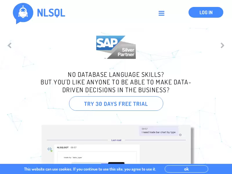 NLSQL : 自然语言到SQL的NLP软件，帮助企业通过只使用自然语言从数据库中检索信息，做出更好的业务决策