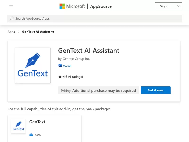 GenText AI : AI助手帮助学术和商业专业人士撰写报告