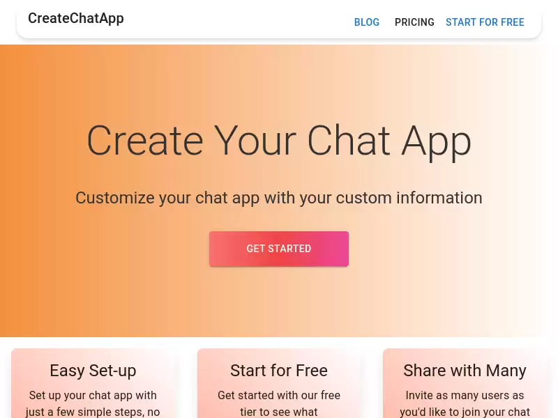 CreateChatApp : 轻松畅聊，快乐无限