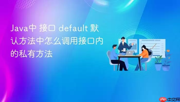 Ja va中 接口 default 默认方法中怎么调用接口内的私有方法