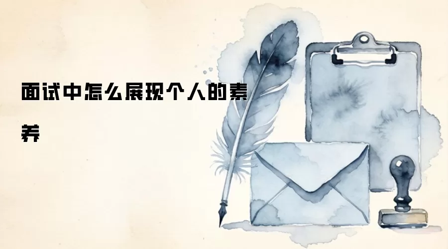 面试中怎么展现个人的素养
