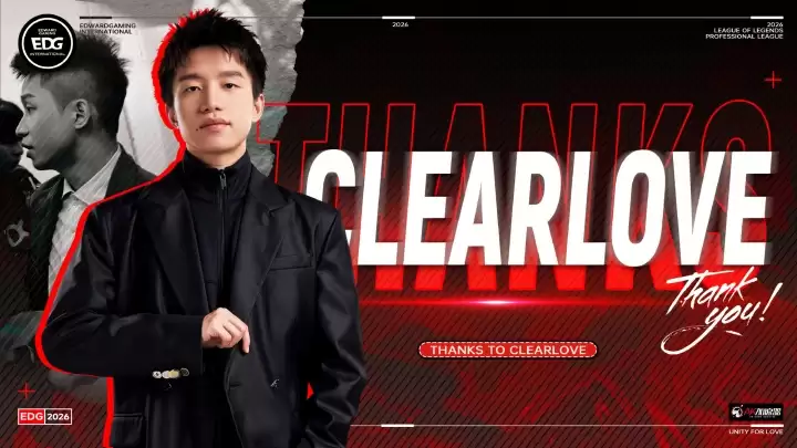 EDG官方发布人员变动公告:主教练Clearlove(明凯)即日起正式转会至WBG EDG官方发布人员变动公告:主教练Clearlove(明凯)即日起正式转会至WBG