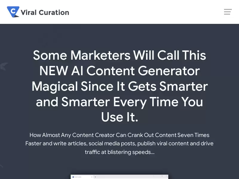 Viral Curation : AI内容生成和管理平台